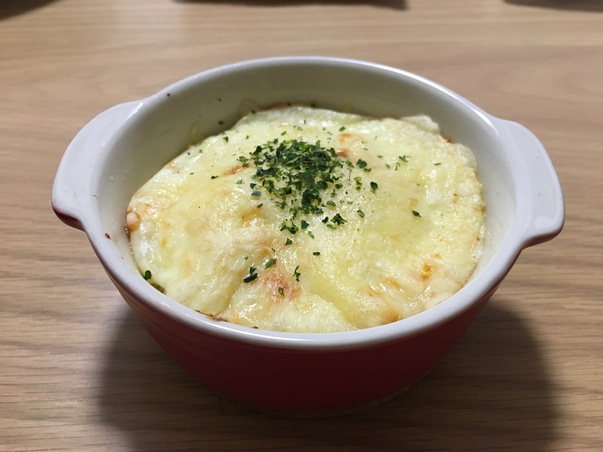 日光旬のレシピ『キャベツのグラタン』