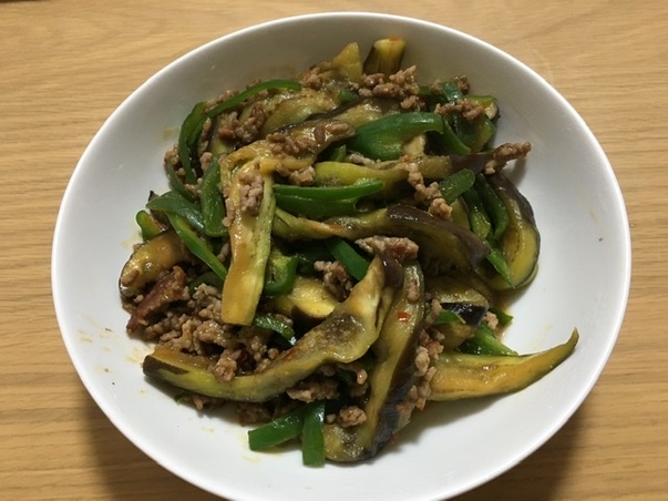 日光旬のレシピ『麻婆茄子』